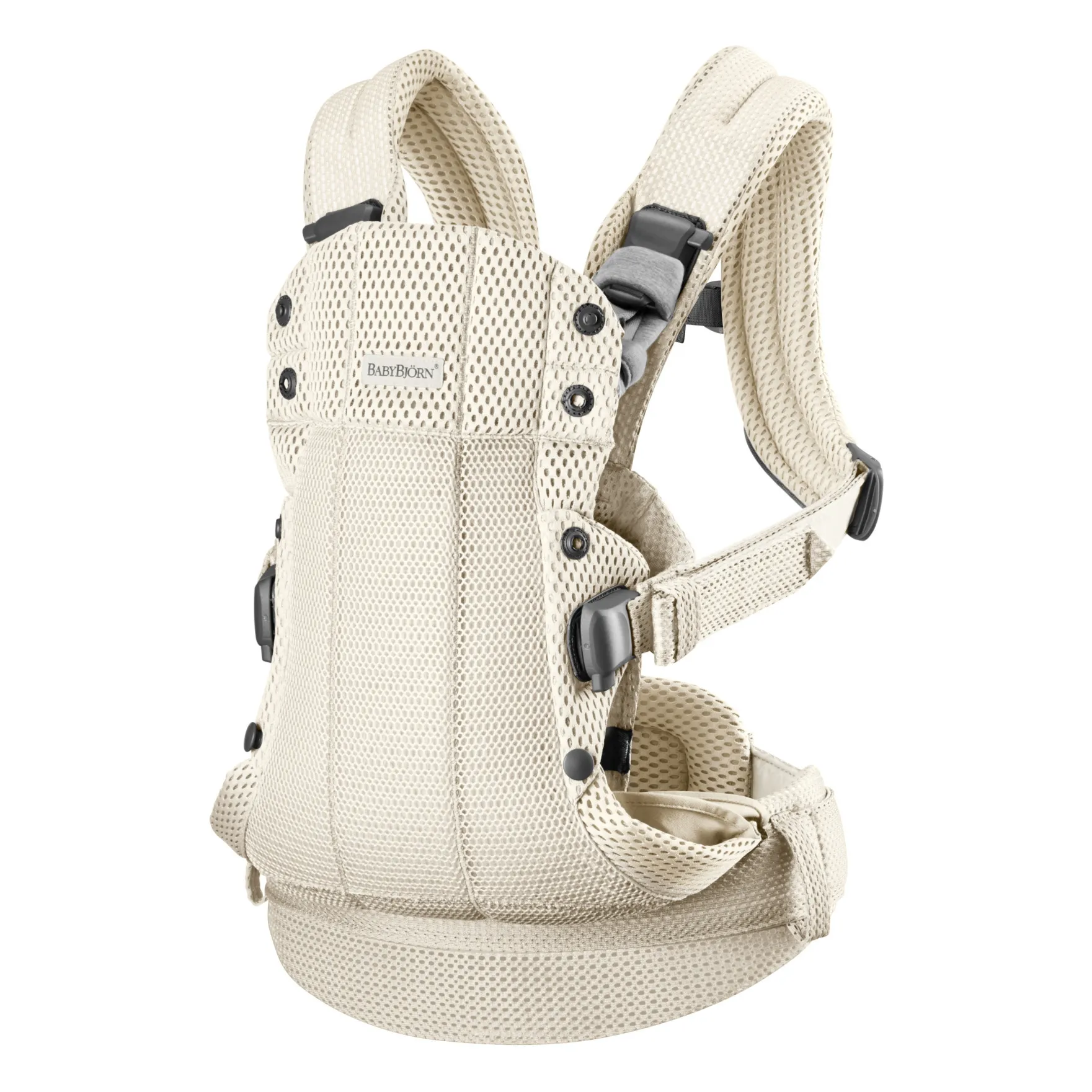 Porte-bébé Harmony en mesh | Ecru- Image produit n°0