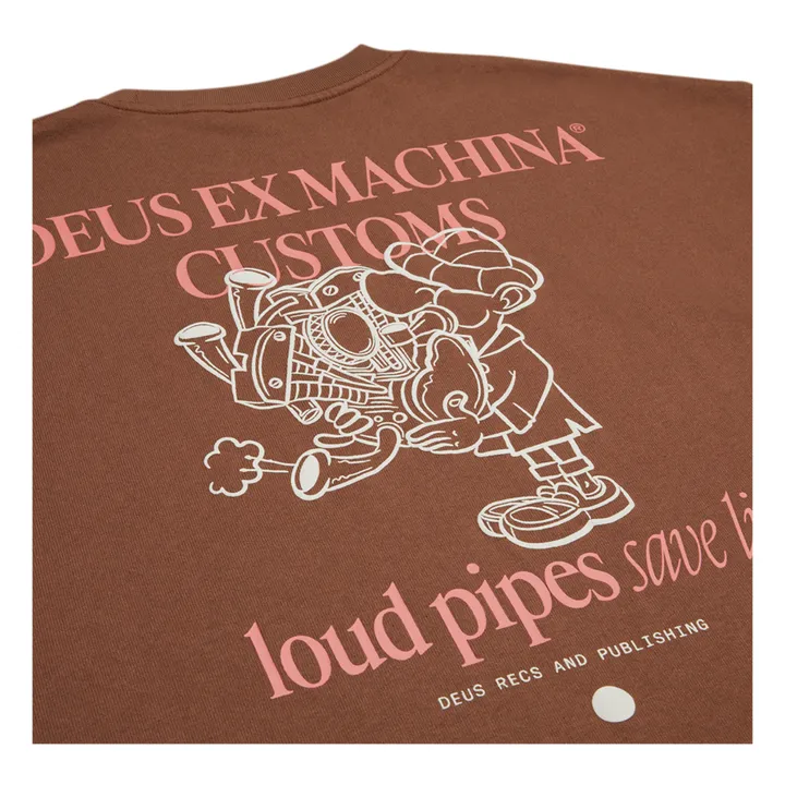 Pipes T-shirt | Brown- Product image n°3