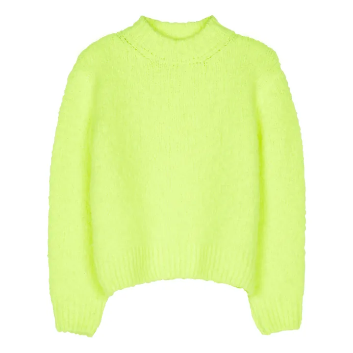 Pullover Lona Alpaka Wolle | Neongelb- Produktbild Nr. 0