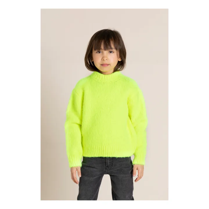 Pullover Lona Alpaka Wolle | Neongelb- Produktbild Nr. 1