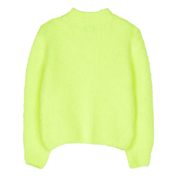 Pullover Lona Alpaka Wolle | Neongelb- Produktbild Nr. 3