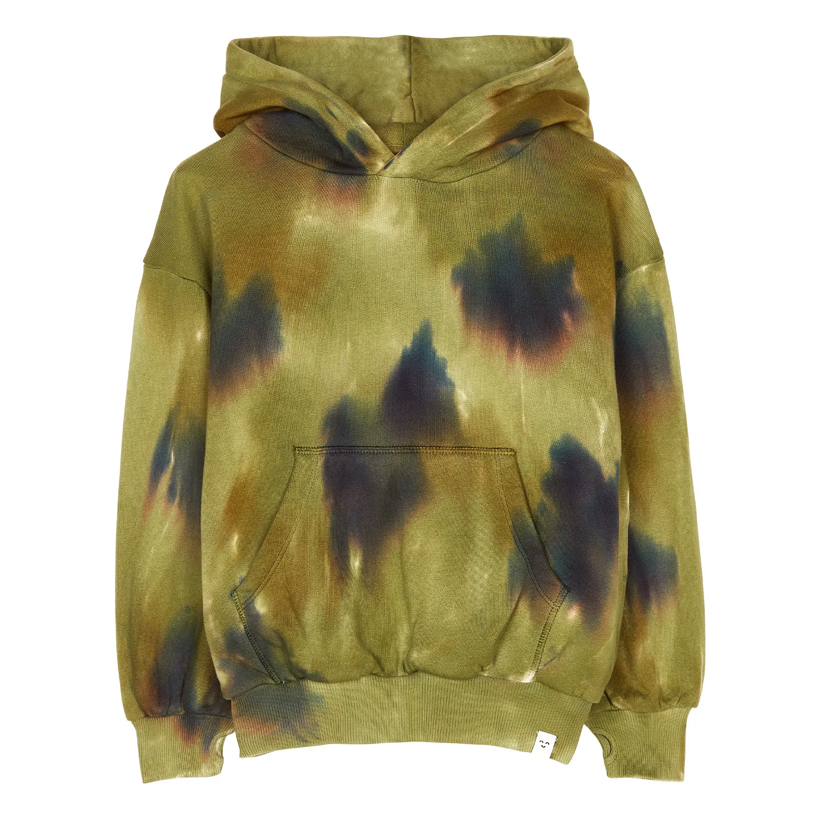 Finger In The Nose Khaki Horst Tie-Dye Hoodie