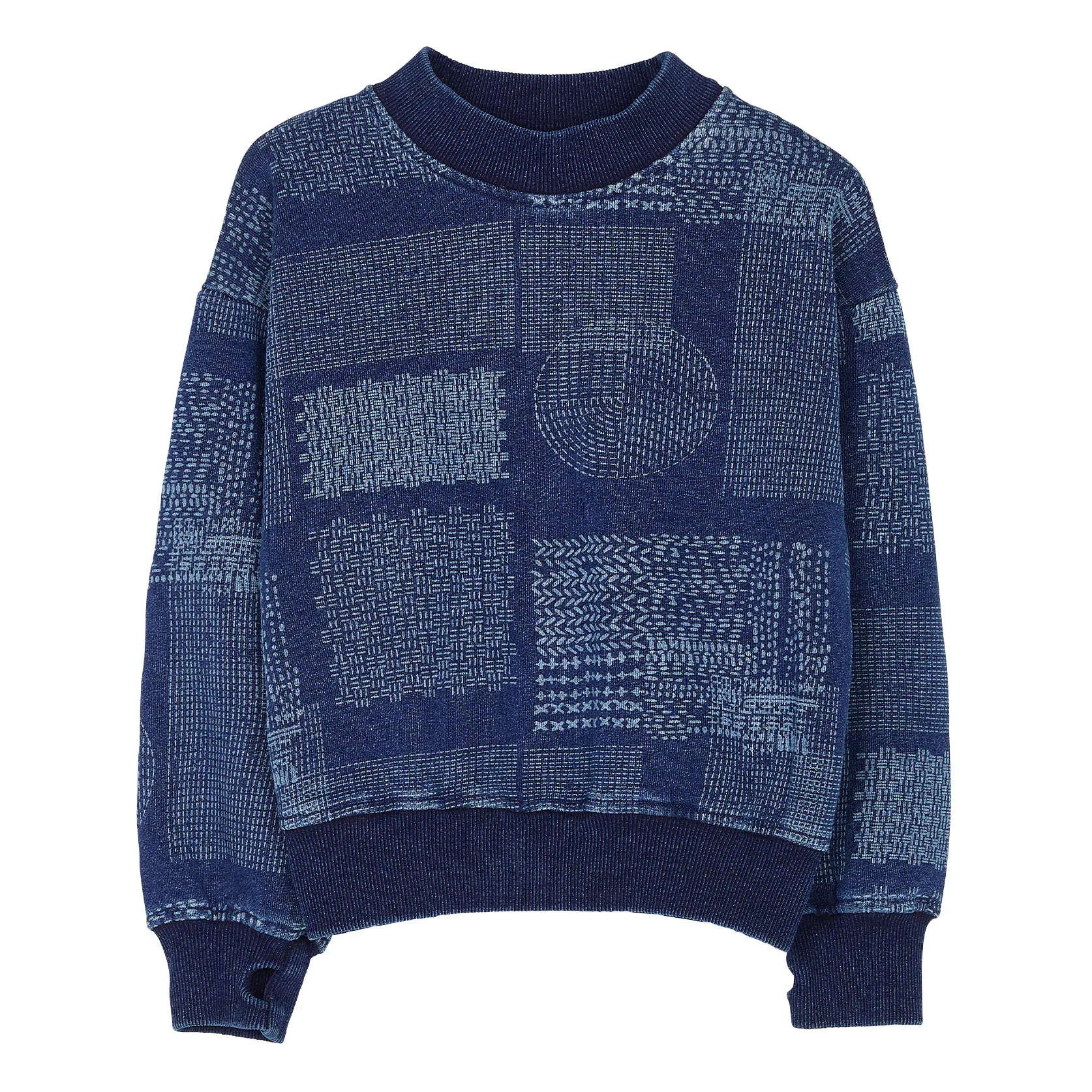 Finger In The Nose Indigo Blue Weekly Sweatshirt