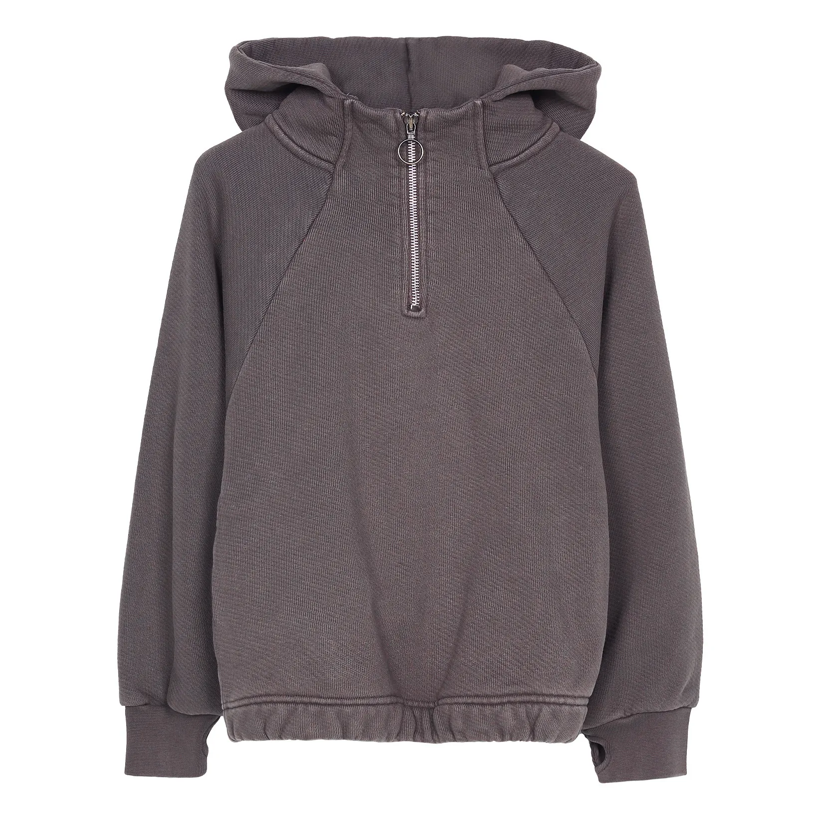 Finger In The Nose Charcoal Grey Jodu Zip-Up Hoodie