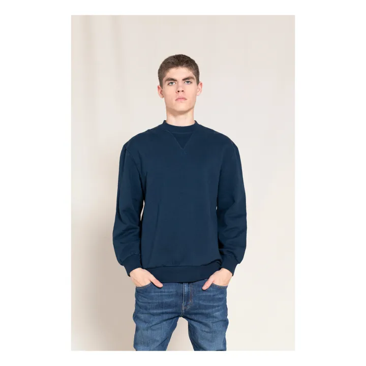 SC 007 Organic Cotton Sweatshirt | Navy blue- Product image n°1