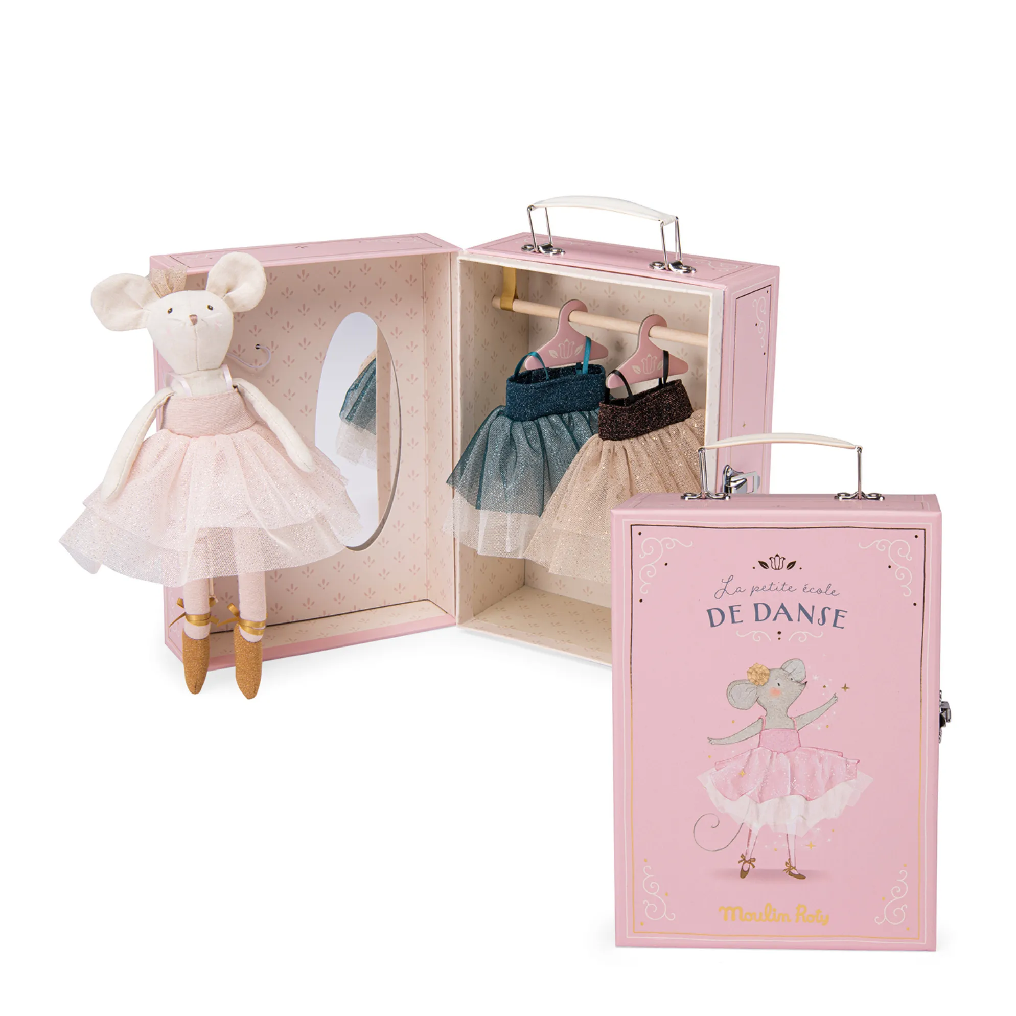 Moulin Roty Multicoloured The Little Dance School Tutu Suitcase