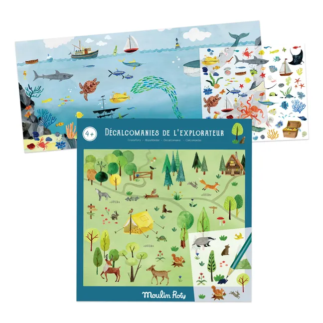 Décalcomanies L'explorateur 