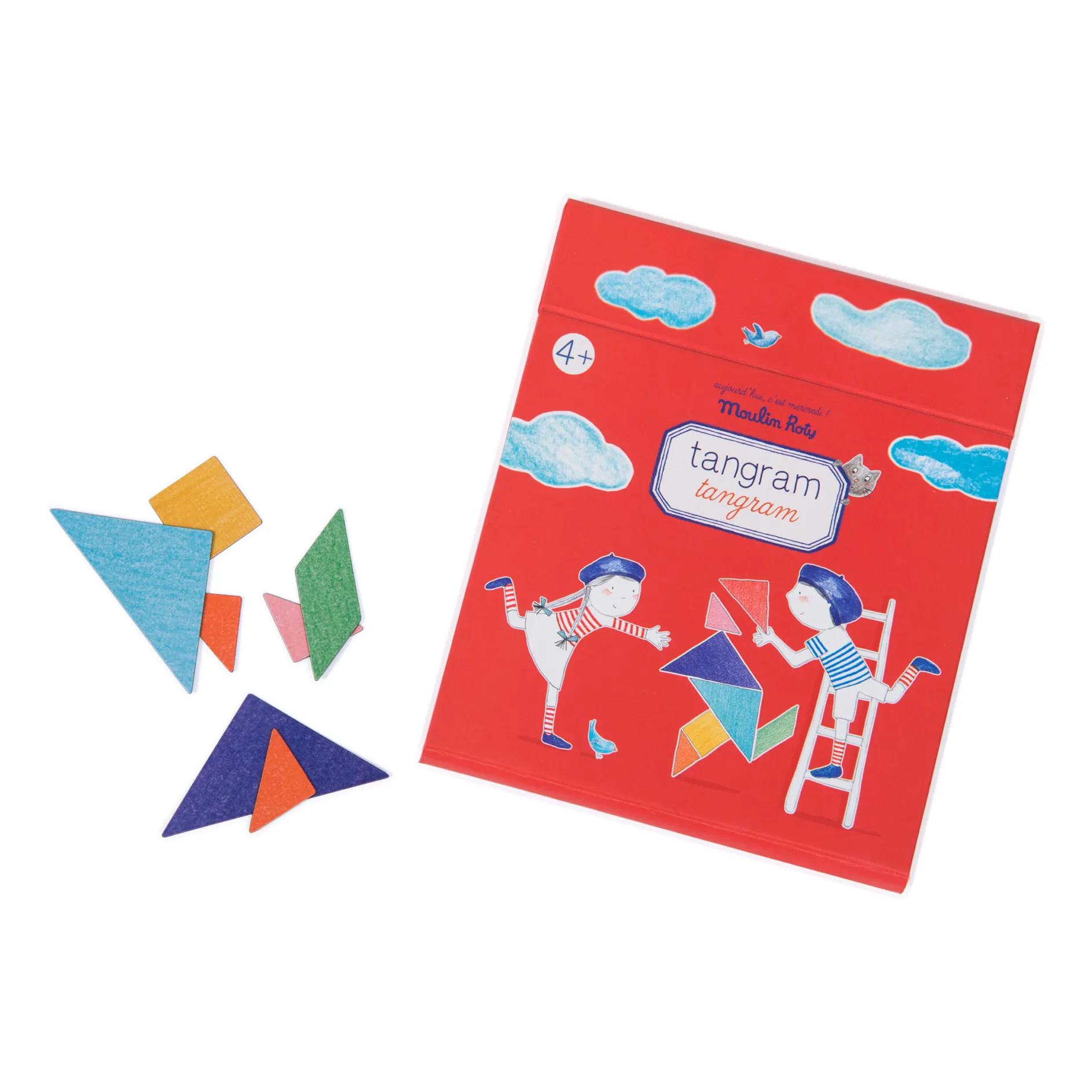 Moulin Roty Multicoloured Magnetic Tangram