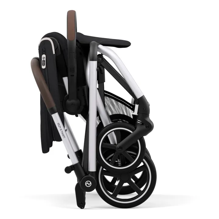 Poussette Eezy S Twist+2 châssis silver | Noir- Image produit n°7