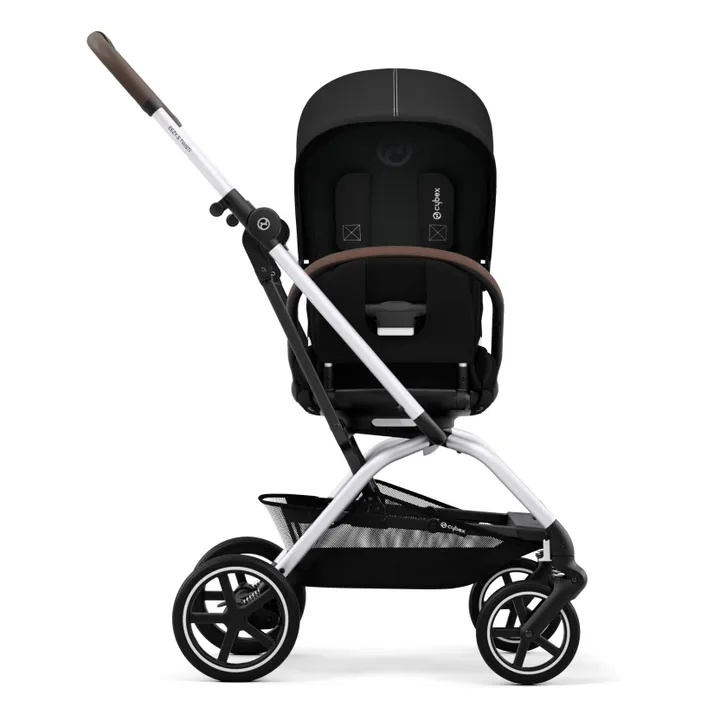 Poussette Eezy S Twist+2 châssis silver | Noir- Image produit n°4