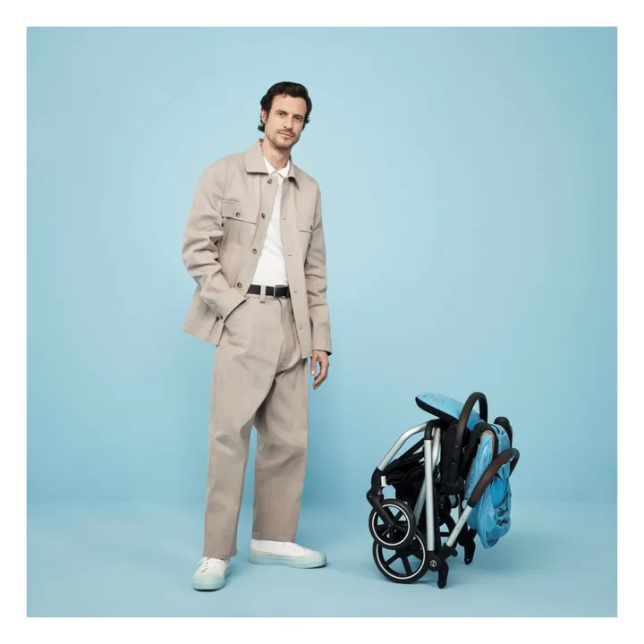 Poussette Eezy S Twist+2 châssis silver | Noir- Image produit n°1