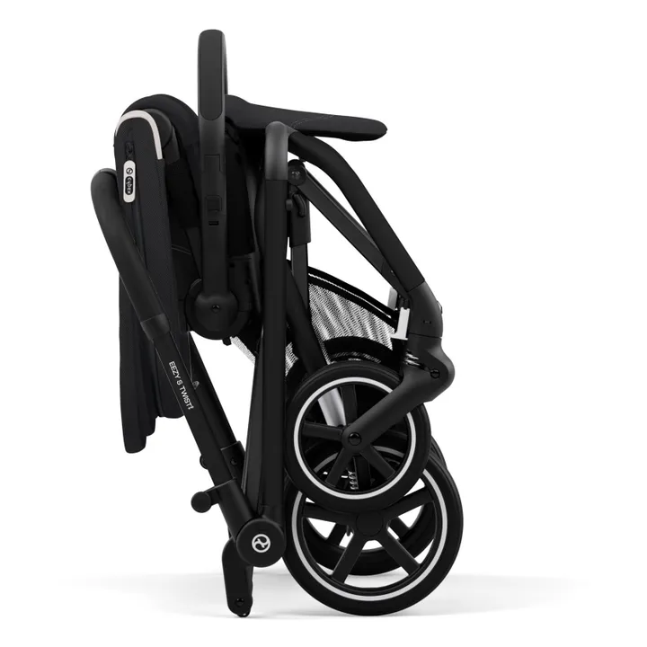 Poussette Eezy S Twist+2 châssis noir | Noir- Image produit n°6
