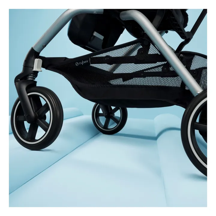 Poussette Eezy S Twist+2 châssis noir | Noir- Image produit n°5