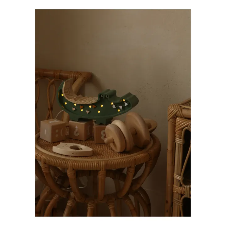 Lampe à poser mini Crocodile | Vert- Image produit n°4
