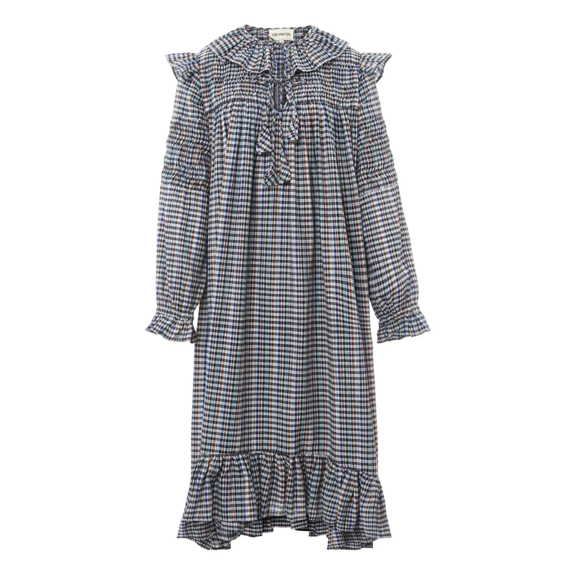 Hina Organic Cotton Dress | Black- Product image n°0