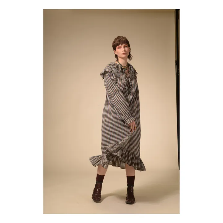 Kleid Hina Bio-Baumwolle | Schwarz- Produktbild Nr. 3