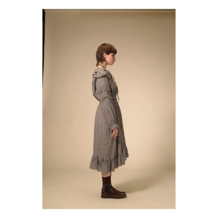 Kleid Hina Bio-Baumwolle | Schwarz- Produktbild Nr. 4
