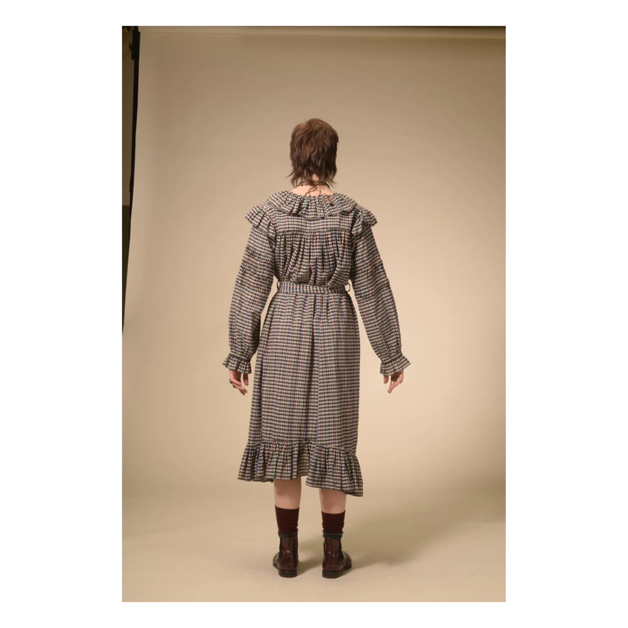 Hina Organic Cotton Dress | Black- Product image n°5