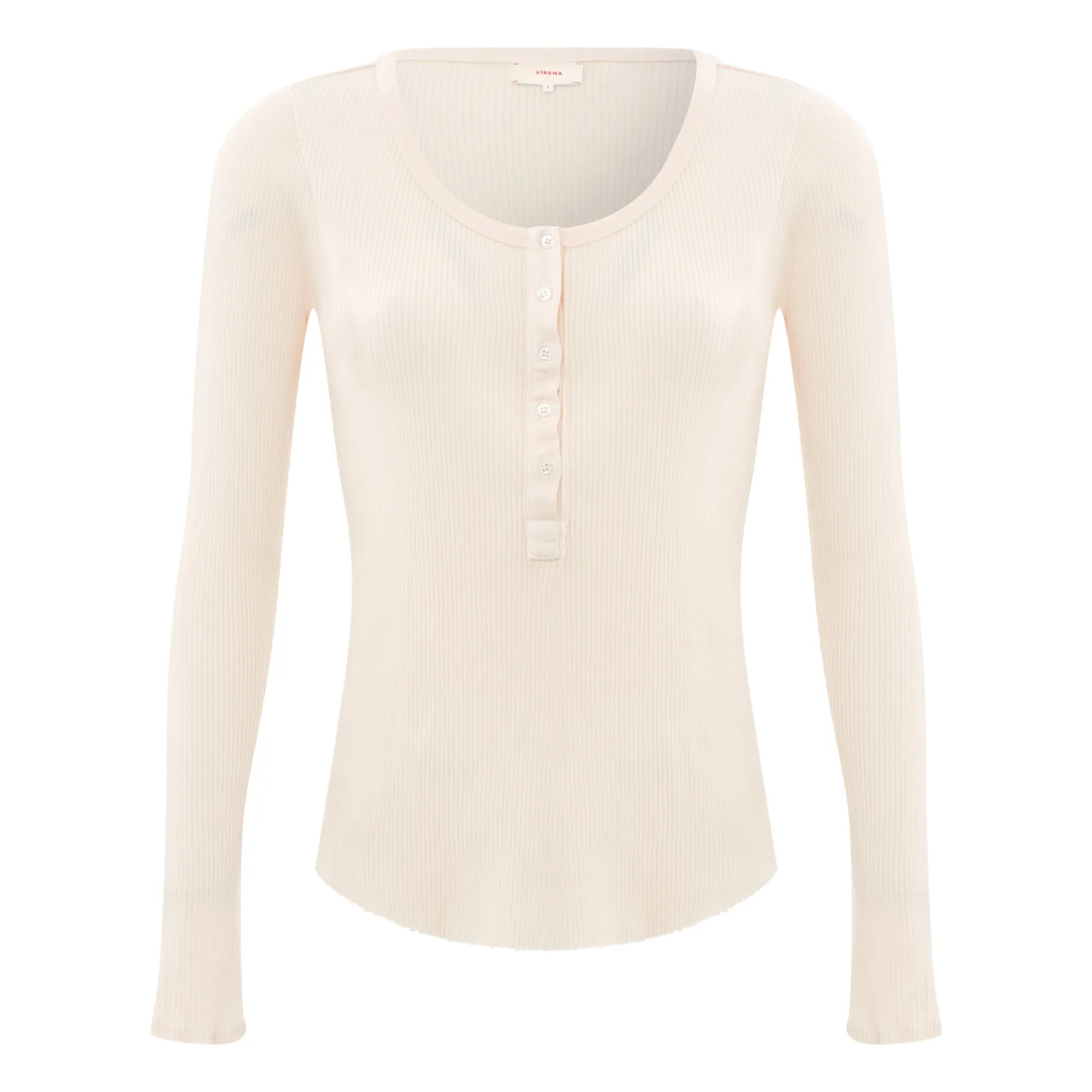 Xirena Ivory Kai Ribbed Top