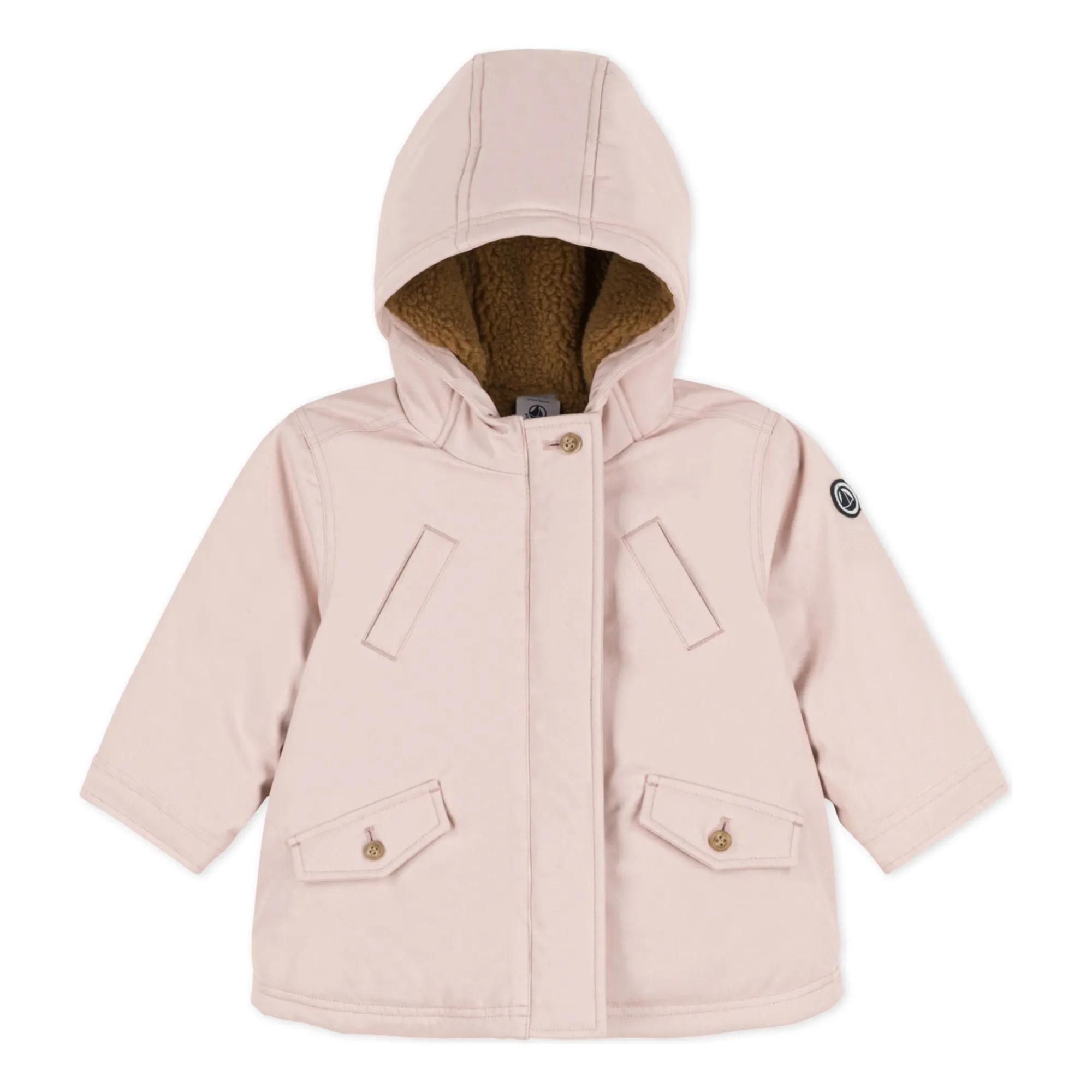 Petit Bateau Pink Cat Puffer Jacket