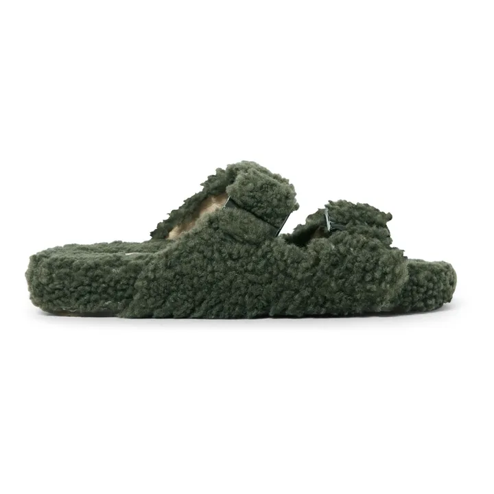 Zapatos con relleno con presillas | Verde Kaki- Imagen del producto n°0