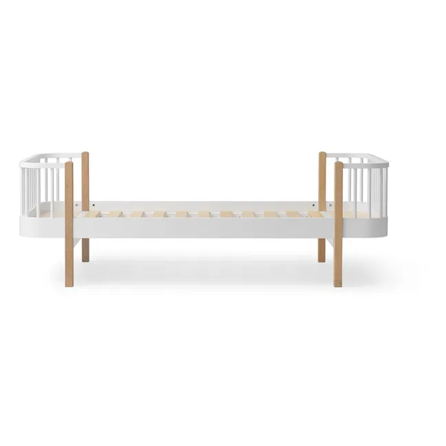 Oak Bed Wood 90x200cm