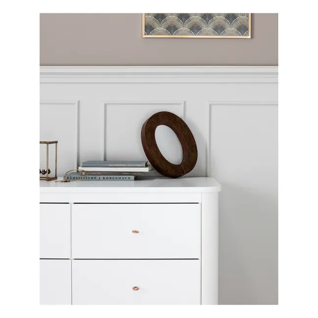 Birch 6 Drawer Chest | White