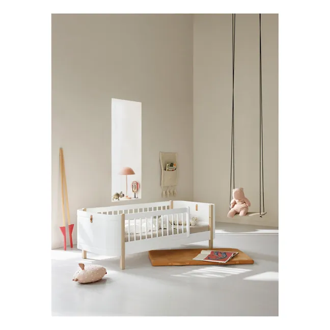 Mini + letto Junior in legno di betulla 