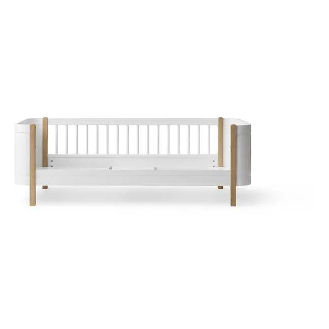 Mini + letto Junior in legno di betulla 