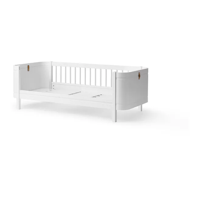 Mini + cama junio de abedul | Blanco