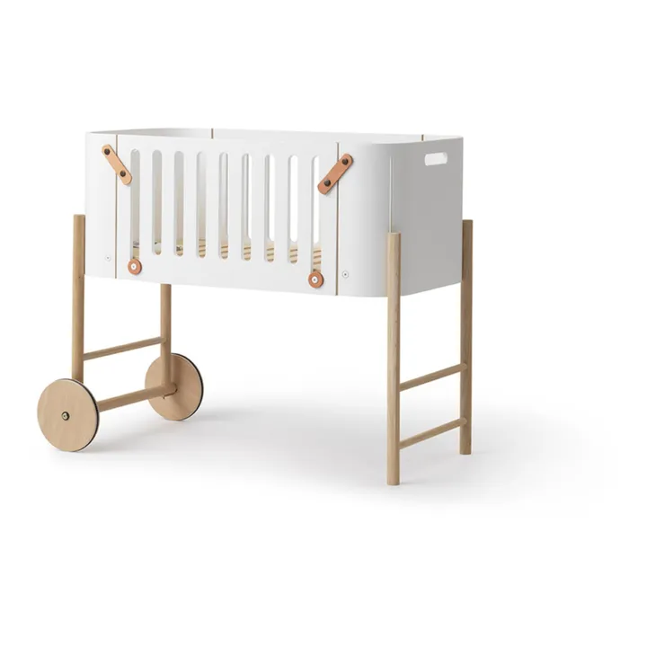 Lit Cododo Wood évolutif avec kit | Blanc- Image produit n°0