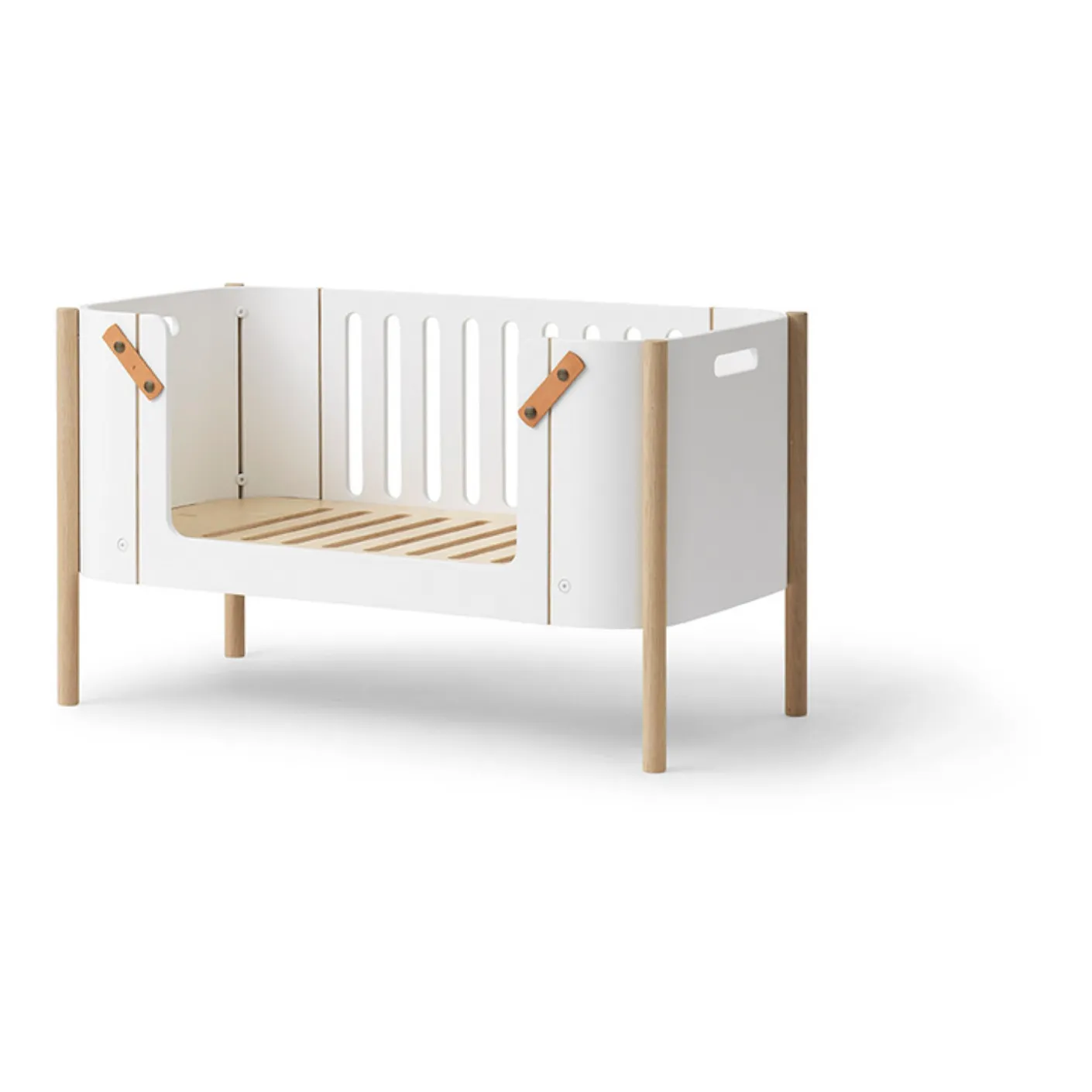 Oliver Furniture White Wooden Oak Bench