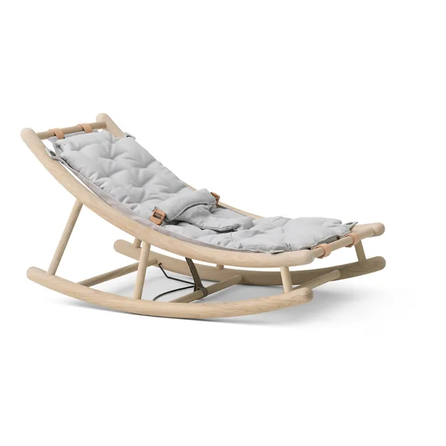 Transat evolutivo bebé & infantil en roble | Gris