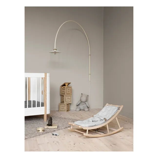 Transat evolutivo bebé & infantil en roble | Gris