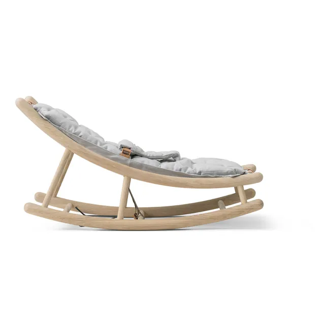 Transat evolutivo bebé & infantil en roble | Gris