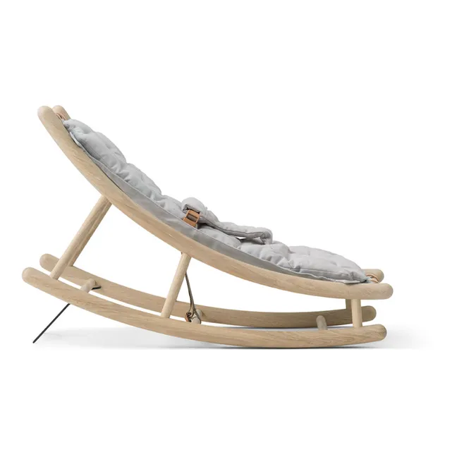 Transat evolutivo bebé & infantil en roble | Gris