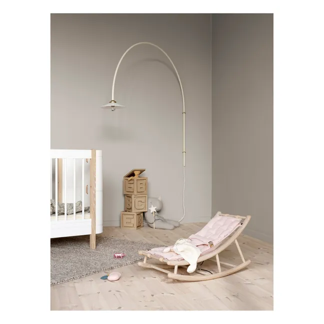 Transat evolutivo bebé & infantil en roble | Rosa