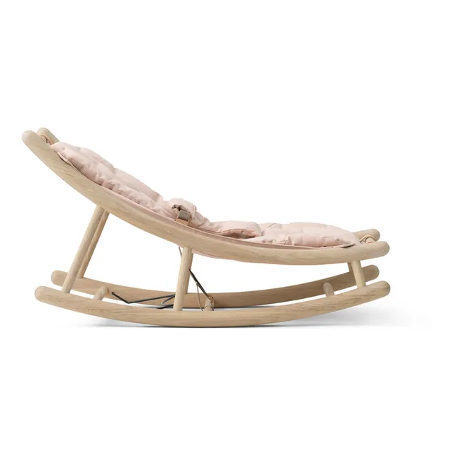 Transat evolutivo bebé & infantil en roble | Rosa