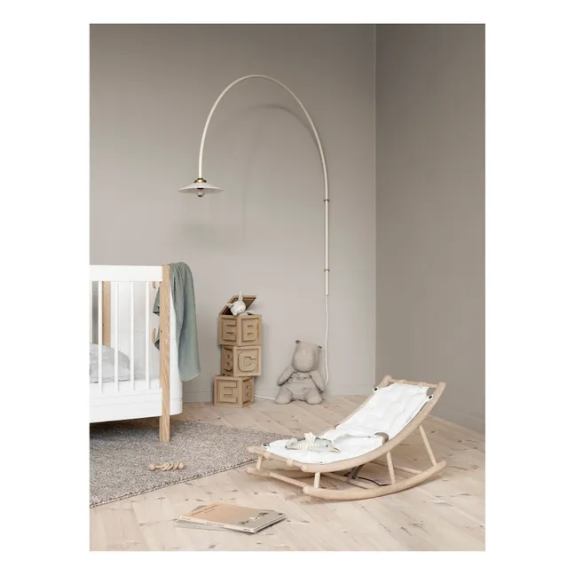 Transat evolutivo bebé & infantil en roble | Blanco