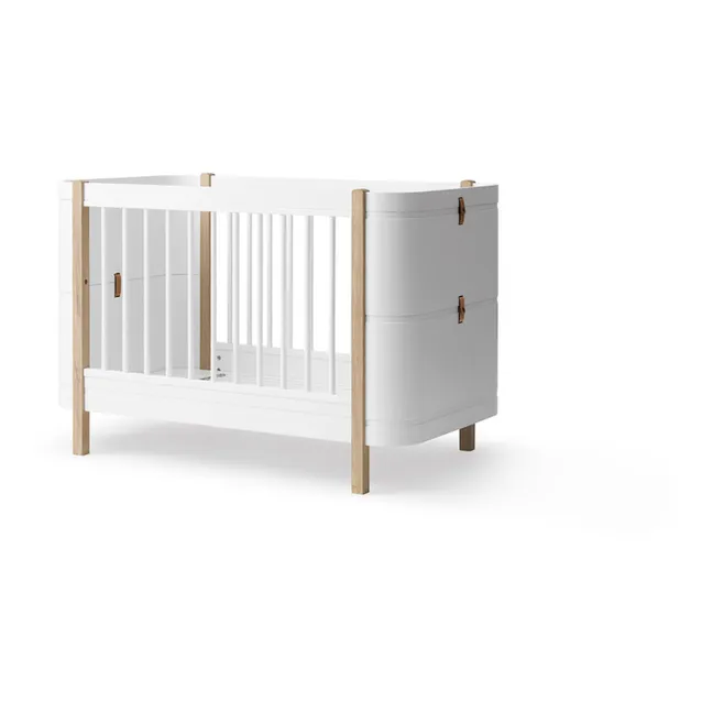 Cama de bebé Mini+, 68x122 cm | Roble