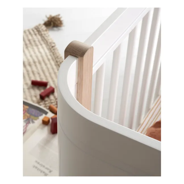 Cama de bebé Mini+, 68x122 cm | Roble