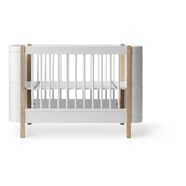 Cama de bebé Mini+, 68x122 cm | Roble