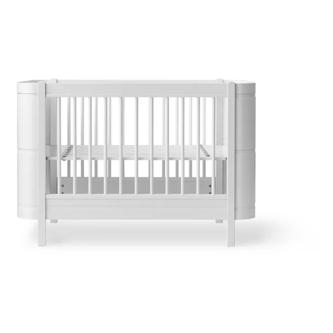 Cama de bebé Mini+, 68x122 cm | Blanco