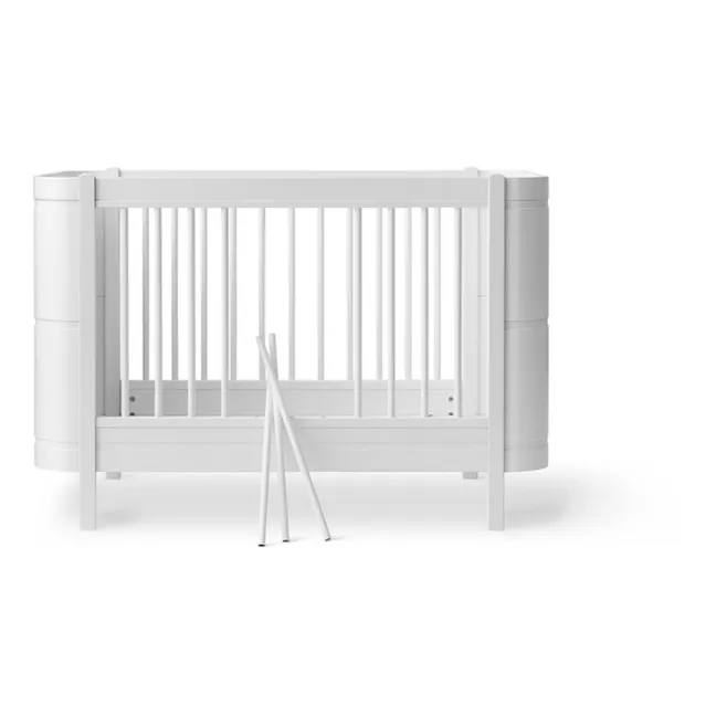 Cama de bebé Mini+, 68x122 cm | Blanco