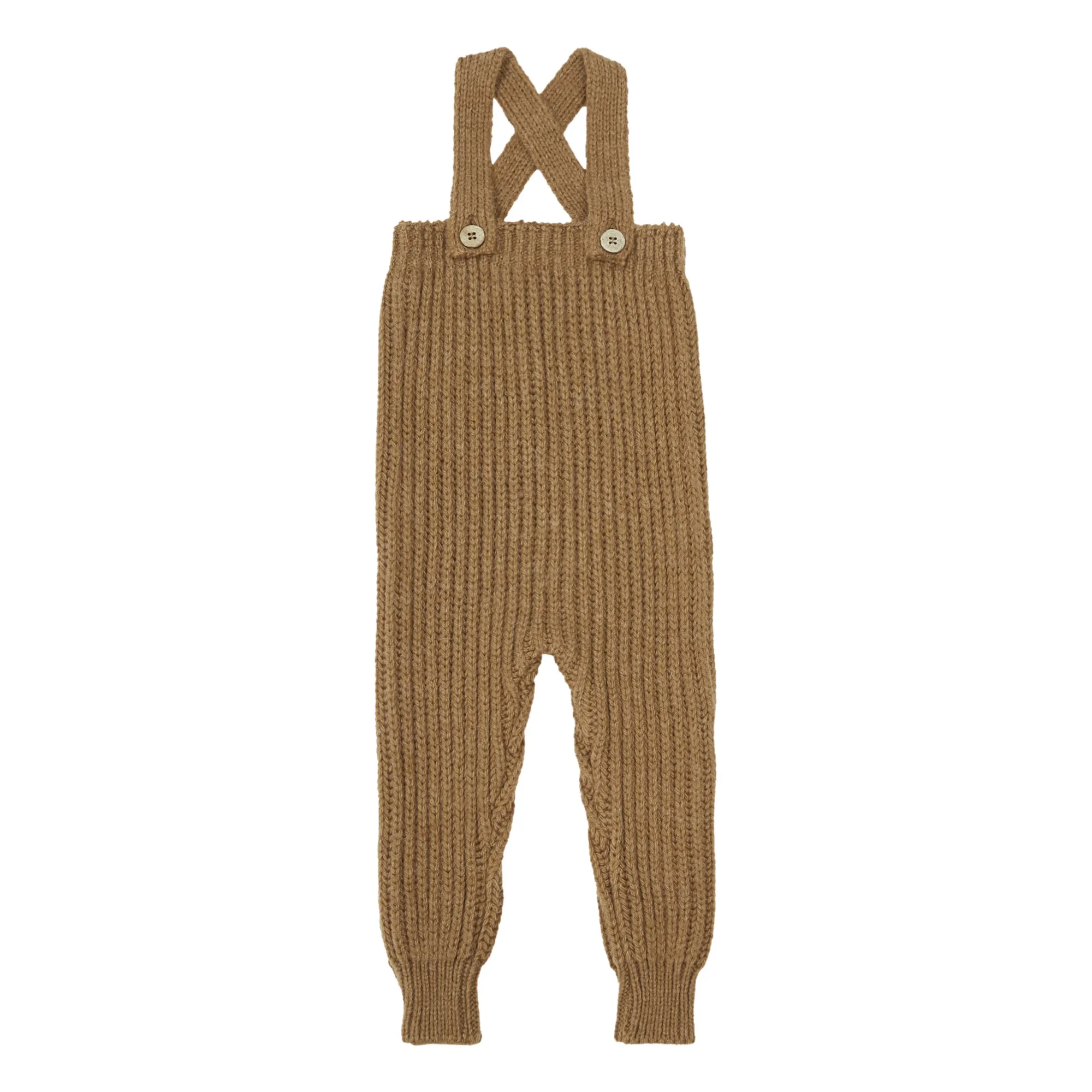 1+ In The Family Caramel Fede Woollen Overalls
