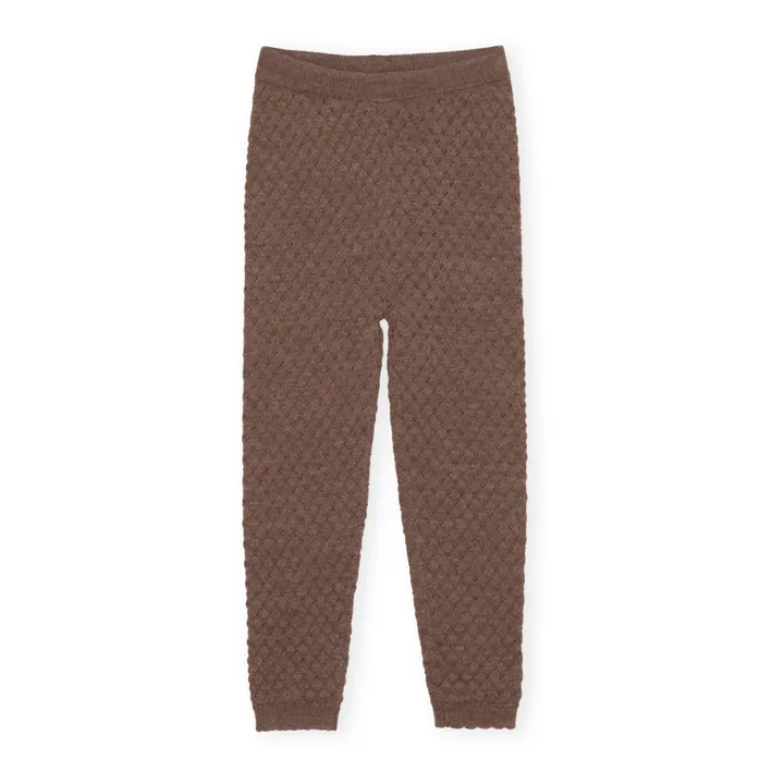 Pantalones de lana merina | Marrón- Imagen del producto n°0