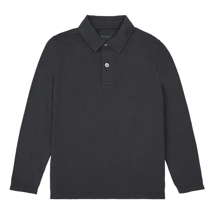 Polo T-shirt | Black- Product image n°0