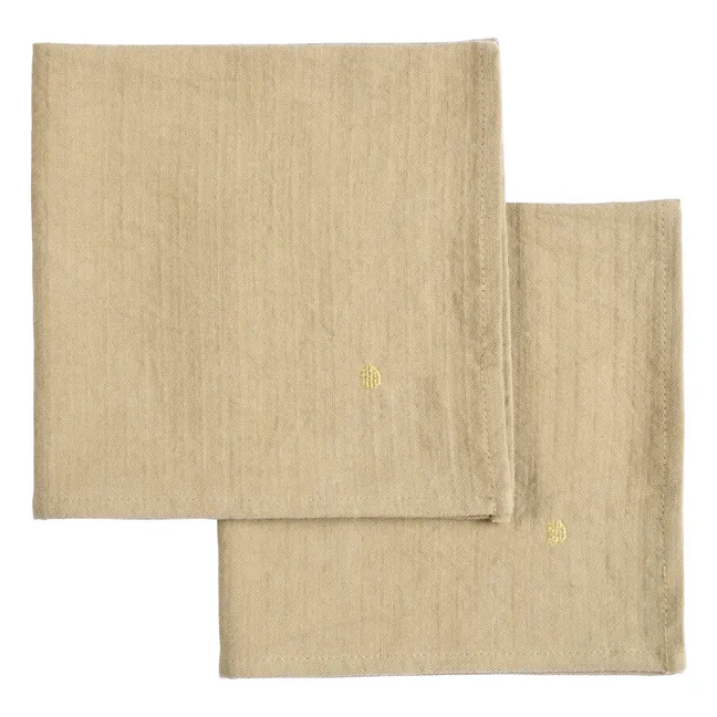 Marcel Guest Towels - Set of 2 | Beige