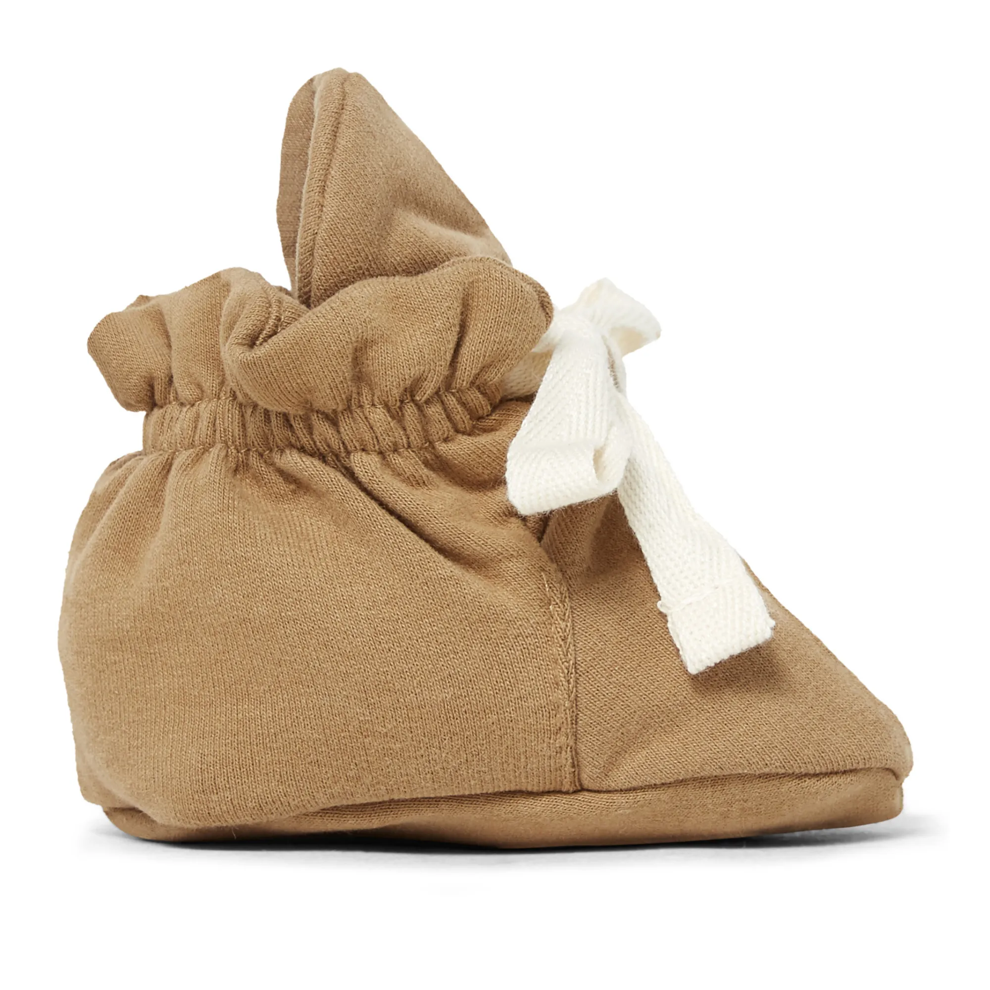 The Simple Folk Unisex Newborn Camel Newborn Fleece Booties