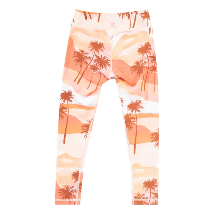 Palm Tree Leggings | Coral- Product image n°1